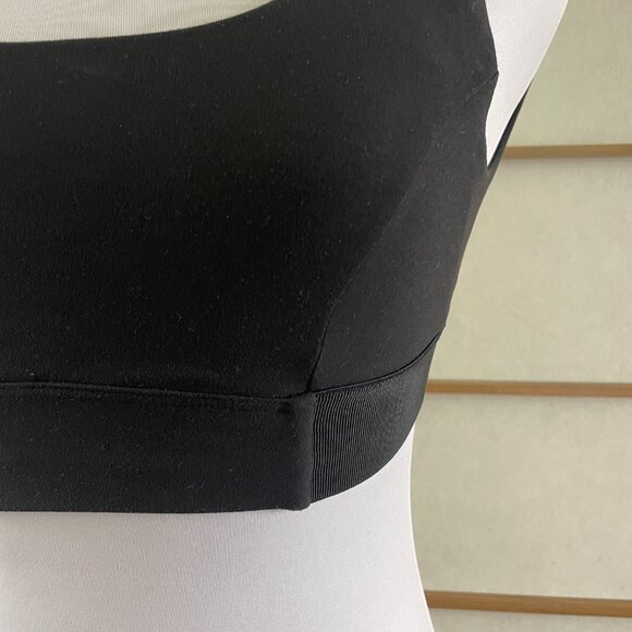 Athleta Bra Crop Top Strappy V back, Black, XS - Picture 7 of 7